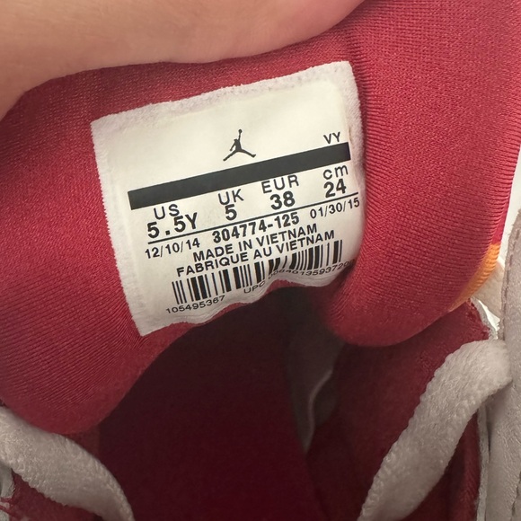 Jordan 7 retro hare 2015 5.5 7 - Picture 6 of 6